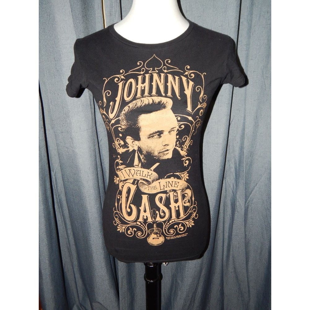 Vintage Size Medium Johnny Cash Babydoll Fit Tee